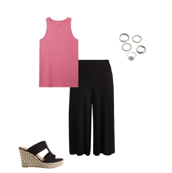 Torrid Super Soft Rib High Neck Tank Top pink Size 5x fits 3-4x - Picture 7 of 9